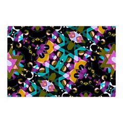 Digital Futuristic Geometric Pattern Double Sided Flano Blanket (mini)