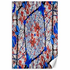 Floral Pattern Digital Collage Canvas 20  X 30  (unframed) by dflcprints