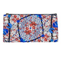 Floral Pattern Digital Collage Pencil Case by dflcprints