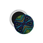 Tribal Style Colorful Geometric Pattern 1.75  Button Magnet Front