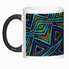 Tribal Style Colorful Geometric Pattern Morph Mug by dflcprints