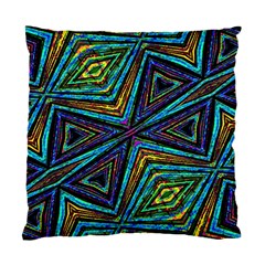 Tribal Style Colorful Geometric Pattern Cushion Case (two Sided)  by dflcprints