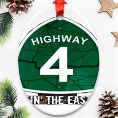 Hwy 4 Website Pic Cut 2 Page4 Oval Ornament (two Sides) by tammystotesandtreasures