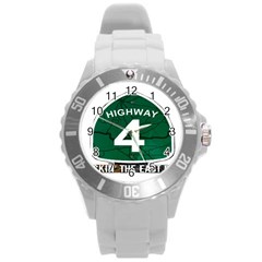 Hwy 4 Website Pic Cut 2 Page4 Plastic Sport Watch (large)