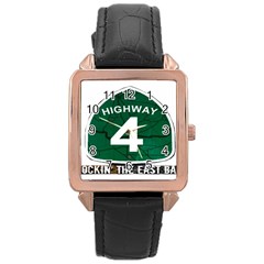 Hwy 4 Website Pic Cut 2 Page4 Rose Gold Leather Watch  by tammystotesandtreasures