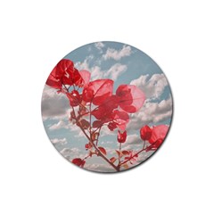 Flowers In The Sky Drink Coasters 4 Pack (round) by dflcprints