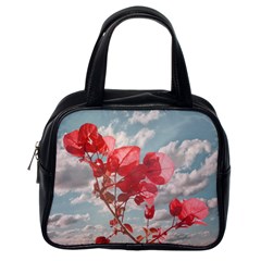 Flowers In The Sky Classic Handbag (one Side) by dflcprints