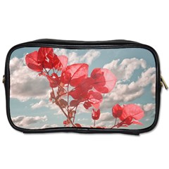 Flowers In The Sky Travel Toiletry Bag (two Sides) by dflcprints