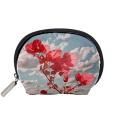 Flowers In The Sky Accessory Pouch (small) by dflcprints