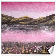 Pink-scape  Canvas 16  X 16  (unframed) by KKPOWELL