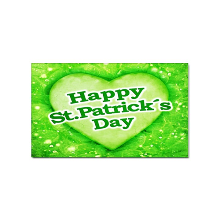 Unique Happy St. Patrick′s Day Design Sticker 10 Pack (Rectangle)