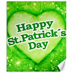 Unique Happy St  Patrick s Day Design Canvas 20  X 24  (unframed) by dflcprints