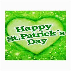 Unique Happy St  Patrick s Day Design Glasses Cloth (small, Two Sided) by dflcprints