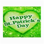 Unique Happy St. Patrick′s Day Design Glasses Cloth (Small, Two Sided) Front