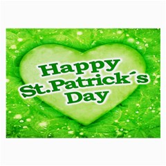 Unique Happy St  Patrick s Day Design Glasses Cloth (large, Two Sided) by dflcprints