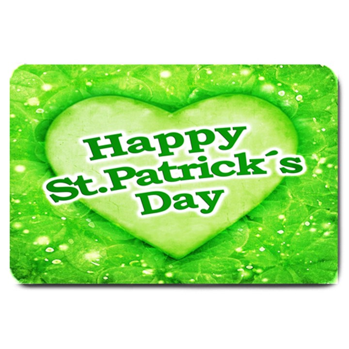 Unique Happy St. Patrick′s Day Design Large Door Mat