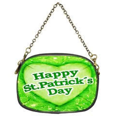 Unique Happy St  Patrick s Day Design Chain Purse (one Side) by dflcprints