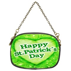 Unique Happy St  Patrick s Day Design Chain Purse (two Sided)  by dflcprints