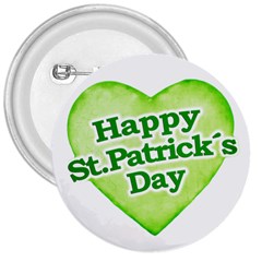 Happy St Patricks Day Design 3  Button by dflcprints