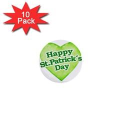 Happy St Patricks Day Design 1  Mini Button (10 Pack)