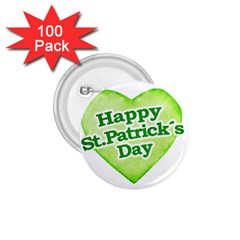 Happy St Patricks Day Design 1 75  Button (100 Pack)