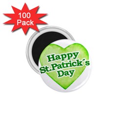 Happy St Patricks Day Design 1 75  Button Magnet (100 Pack) by dflcprints