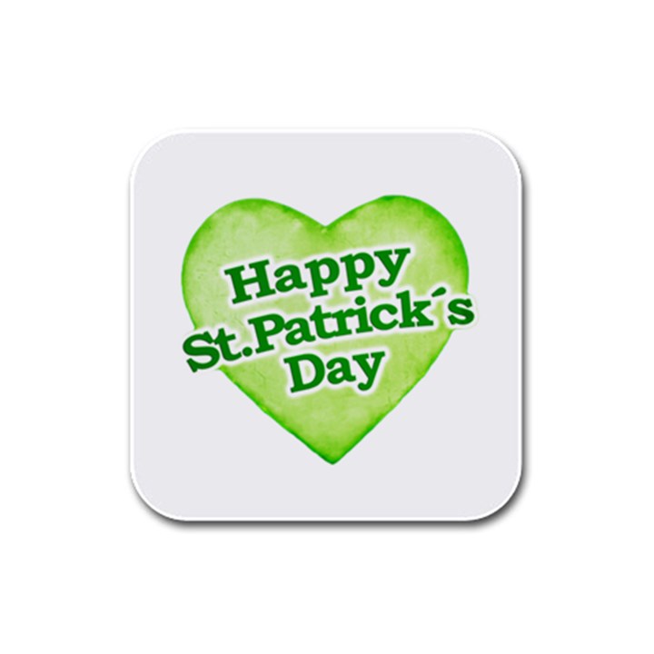 Happy St Patricks Day Design Drink Coasters 4 Pack (Square)