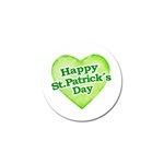 Happy St Patricks Day Design Golf Ball Marker 10 Pack Front