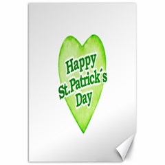 Happy St Patricks Day Design Canvas 20  X 30  (unframed) by dflcprints