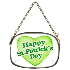 Happy St Patricks Day Design Chain Purse (one Side)