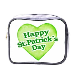 Happy St Patricks Day Design Mini Travel Toiletry Bag (one Side) by dflcprints