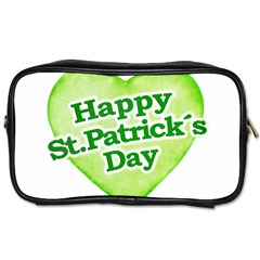 Happy St Patricks Day Design Travel Toiletry Bag (two Sides)