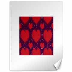 Galaxy Hearts Grunge Style Pattern Canvas 36  X 48  (unframed) by dflcprints