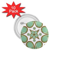 Luxury Decorative Pattern Collage 1 75  Button (10 Pack) by dflcprints