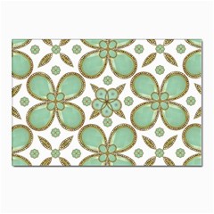 Luxury Decorative Pattern Collage Postcard 4 x 6  (10 Pack) by dflcprints