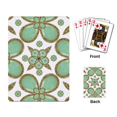 Luxury Decorative Pattern Collage Playing Cards Single Design by dflcprints