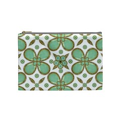 Luxury Decorative Pattern Collage Cosmetic Bag (medium) by dflcprints