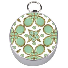 Luxury Decorative Pattern Collage Silver Compass