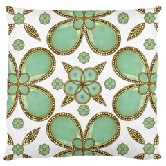 Luxury Decorative Pattern Collage Standard Flano Cushion Case (one Side) by dflcprints