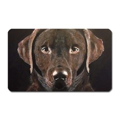 Chocolate Lab Magnet (rectangular)