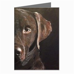 Chocolate Lab Greeting Card by LabsandRetrievers