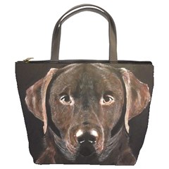 Chocolate Lab Bucket Handbag