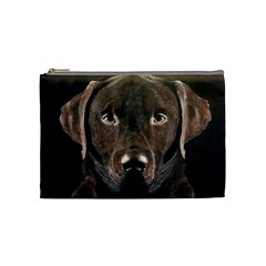 Chocolate Lab Cosmetic Bag (medium) by LabsandRetrievers