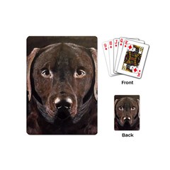 Chocolate Lab Playing Cards (mini) by LabsandRetrievers