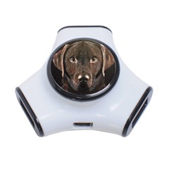 Chocolate Lab 3 Port Usb Hub by LabsandRetrievers