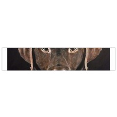 Chocolate Lab Flano Scarf (small)