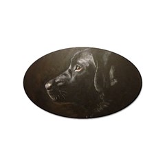 Black Lab Sticker 10 Pack (oval)