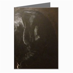 Black Lab Greeting Card