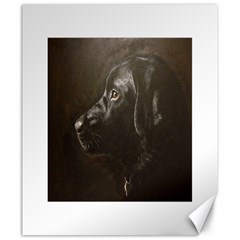 Black Lab Canvas 20  X 24  (unframed)