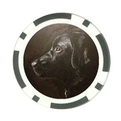 Black Lab Poker Chip by LabsandRetrievers